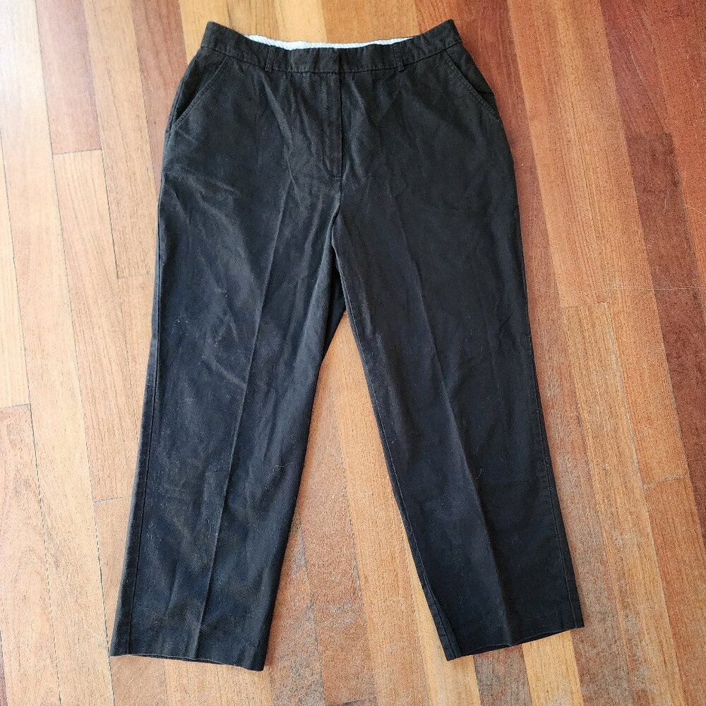 JM Collection Black Straight Leg Pants Size 14